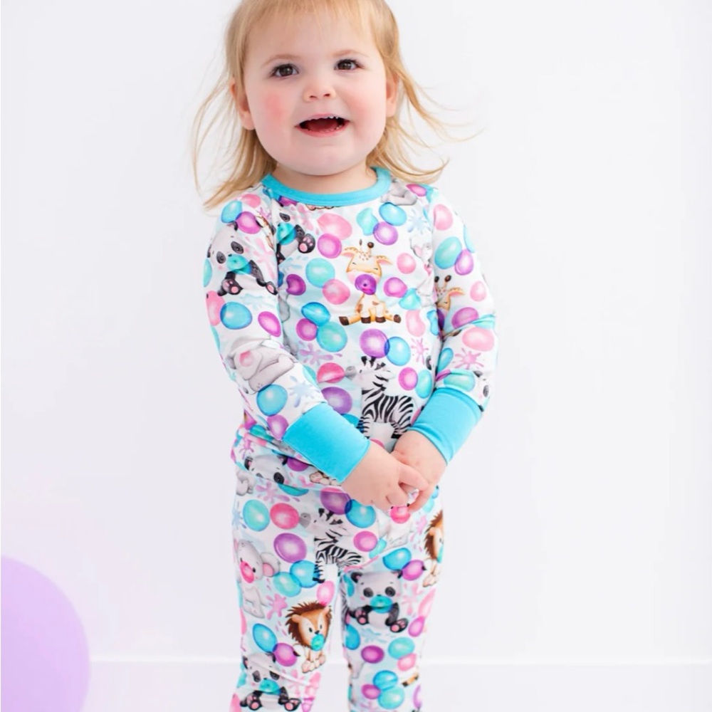 Absolutely adorable Birdy Bean Zuri, two piece pajamas new with tags